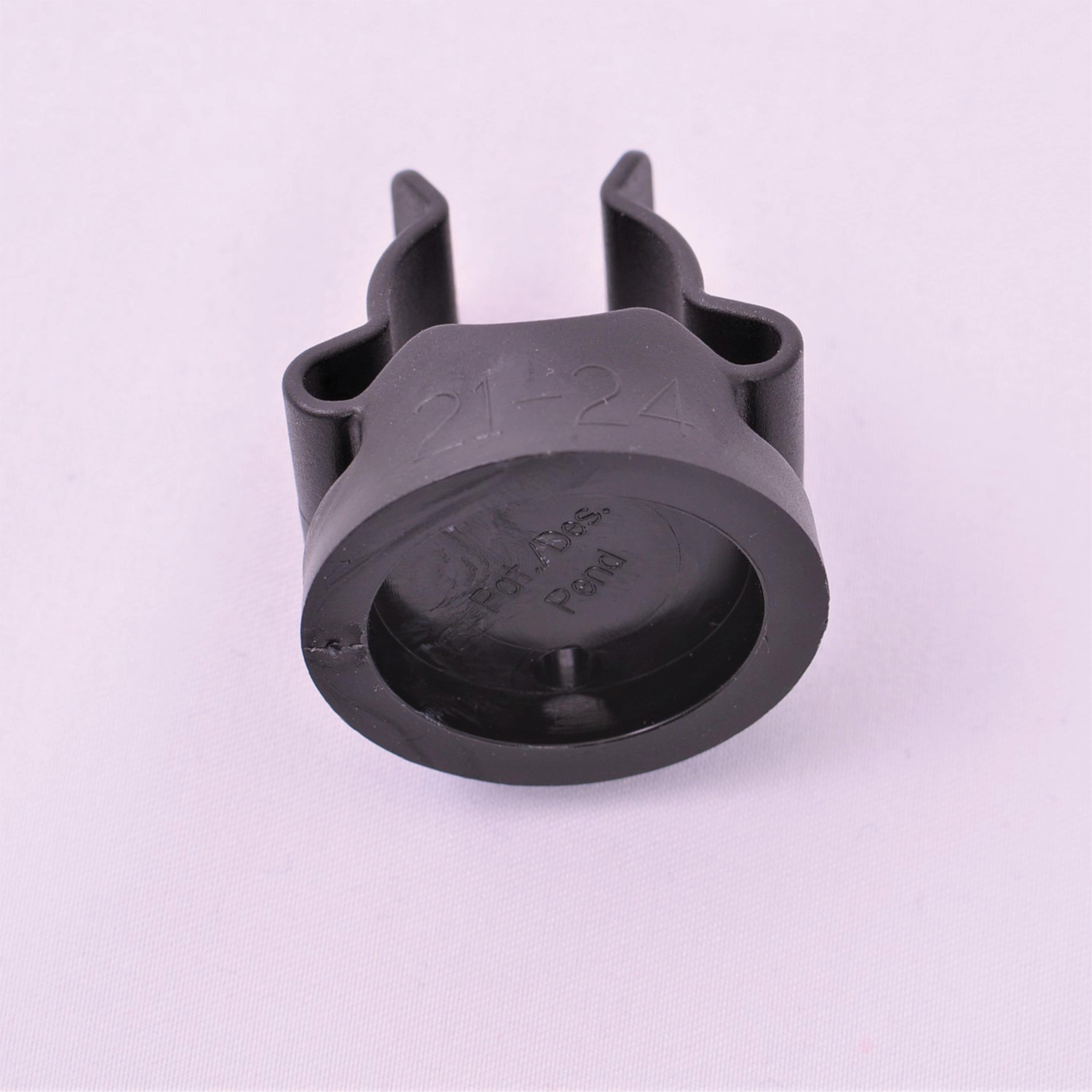 Toolflex Micky-Clip 21-24 mm für Rohrbefestigung in schwarz