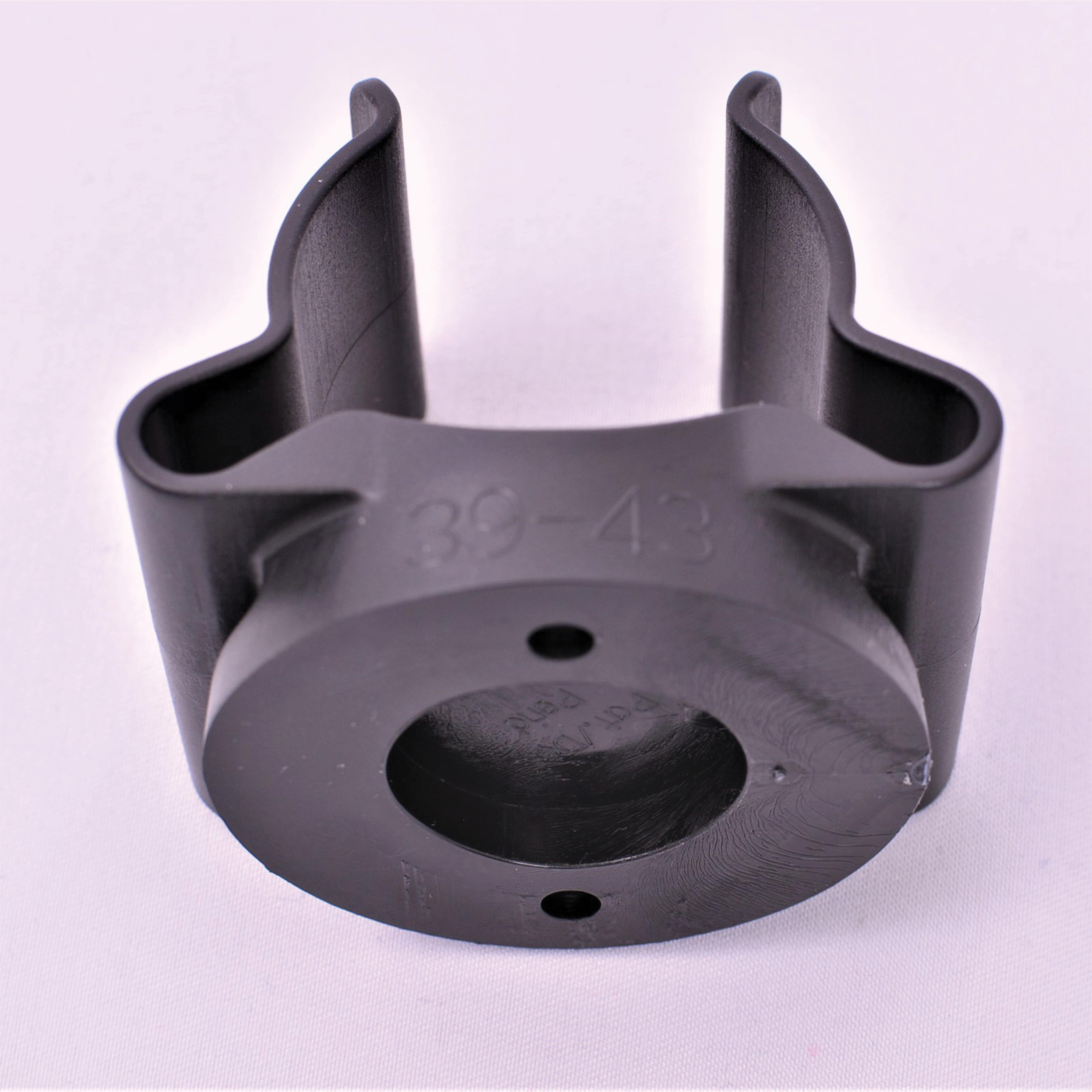Toolflex Micky-Clip 39-43 mm für Einzelmontage in schwarz