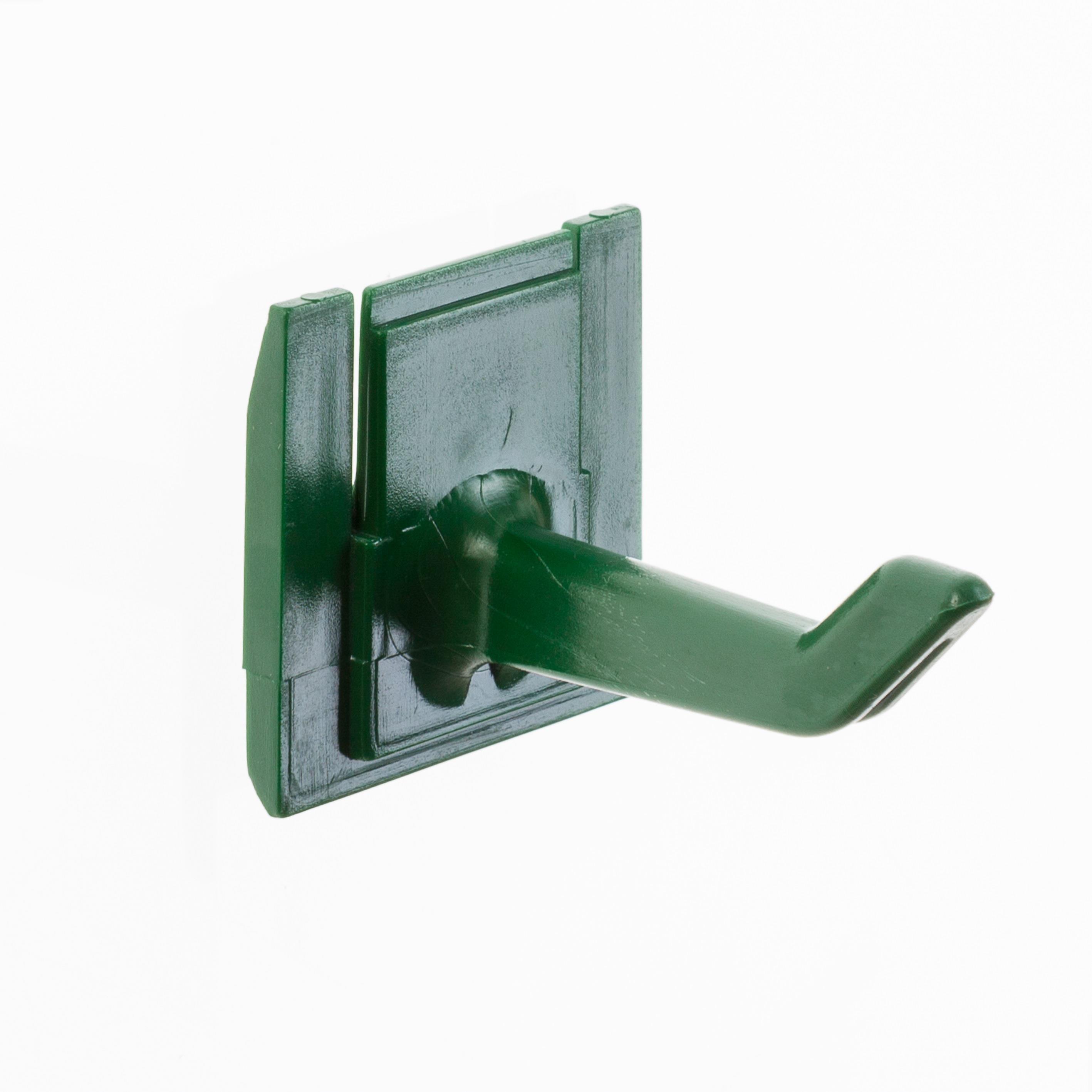 Toolflex Kunststoffhaken für Alu-Schiene in grün