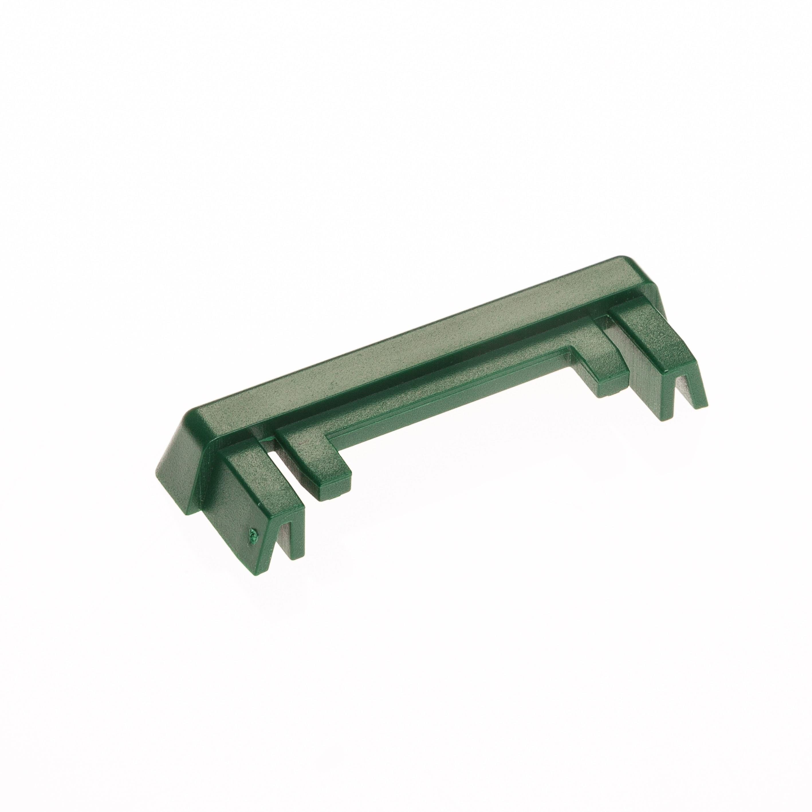 Endkappe für Toolflex Alu-Schiene in grün