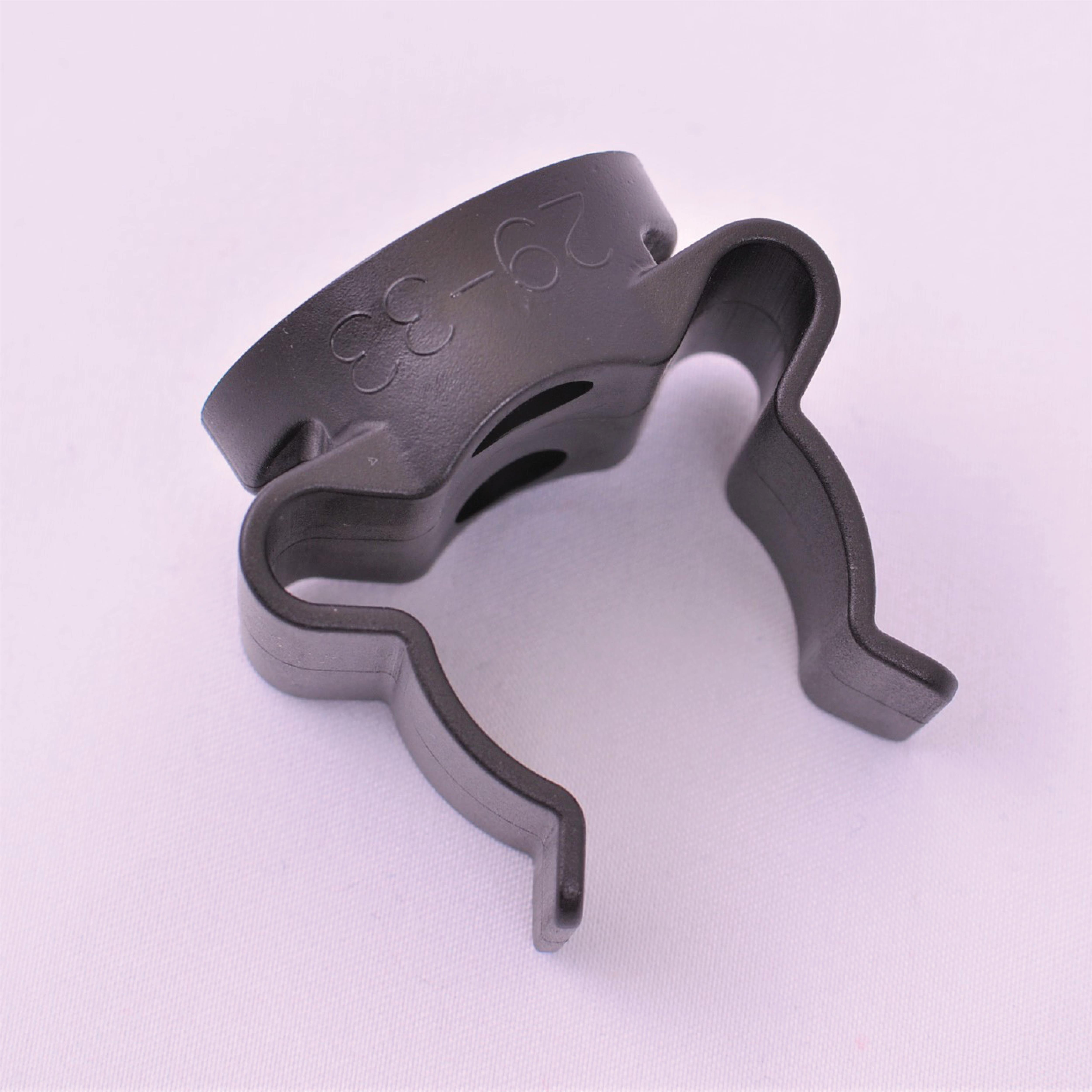 Toolflex Micky-Clips 29-33 mm für Einzelmontage in schwarz