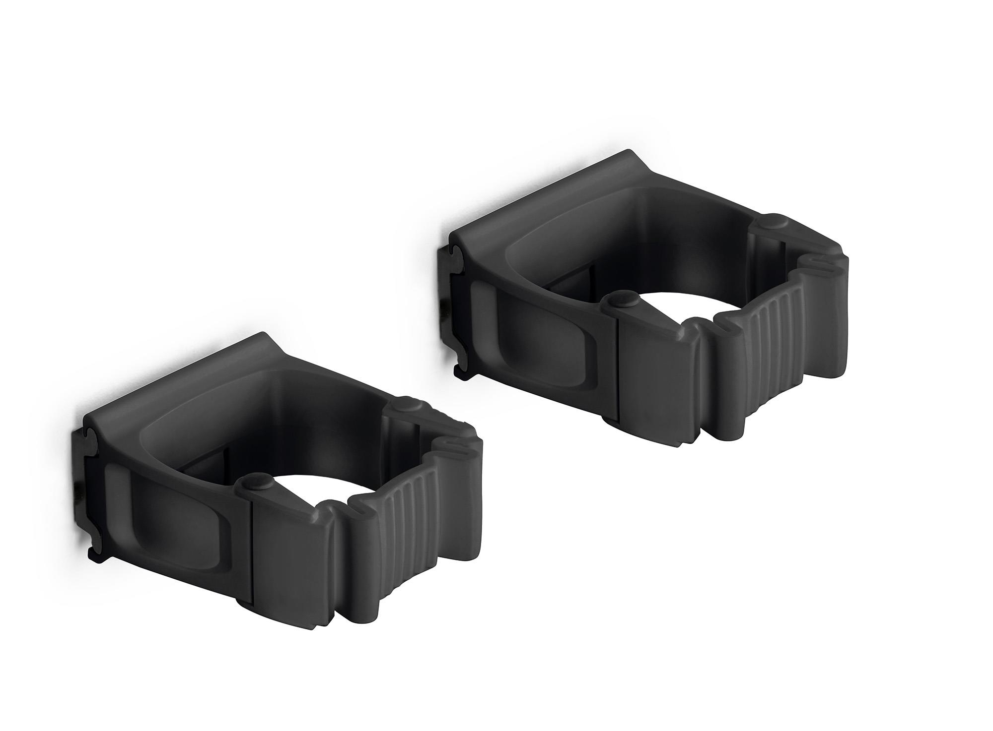 Toolflex One Halter 15-35 mm in schwarz im 2er-Pack inkl. Toolflex One Adapter in schwarz
