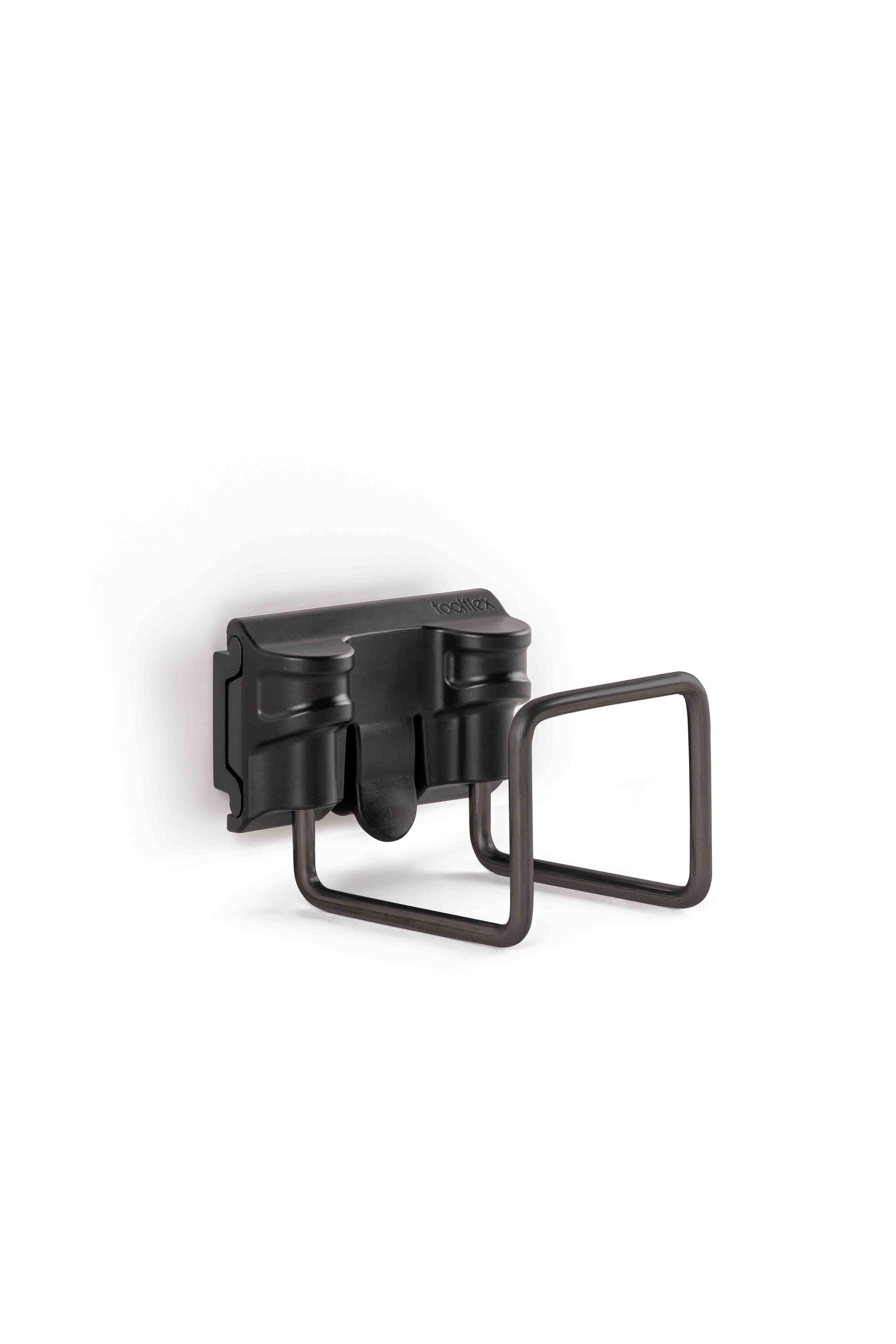Toolflex One Universalhalter schwarz Stahldraht pulverbeschichtet inkl. Adapter
