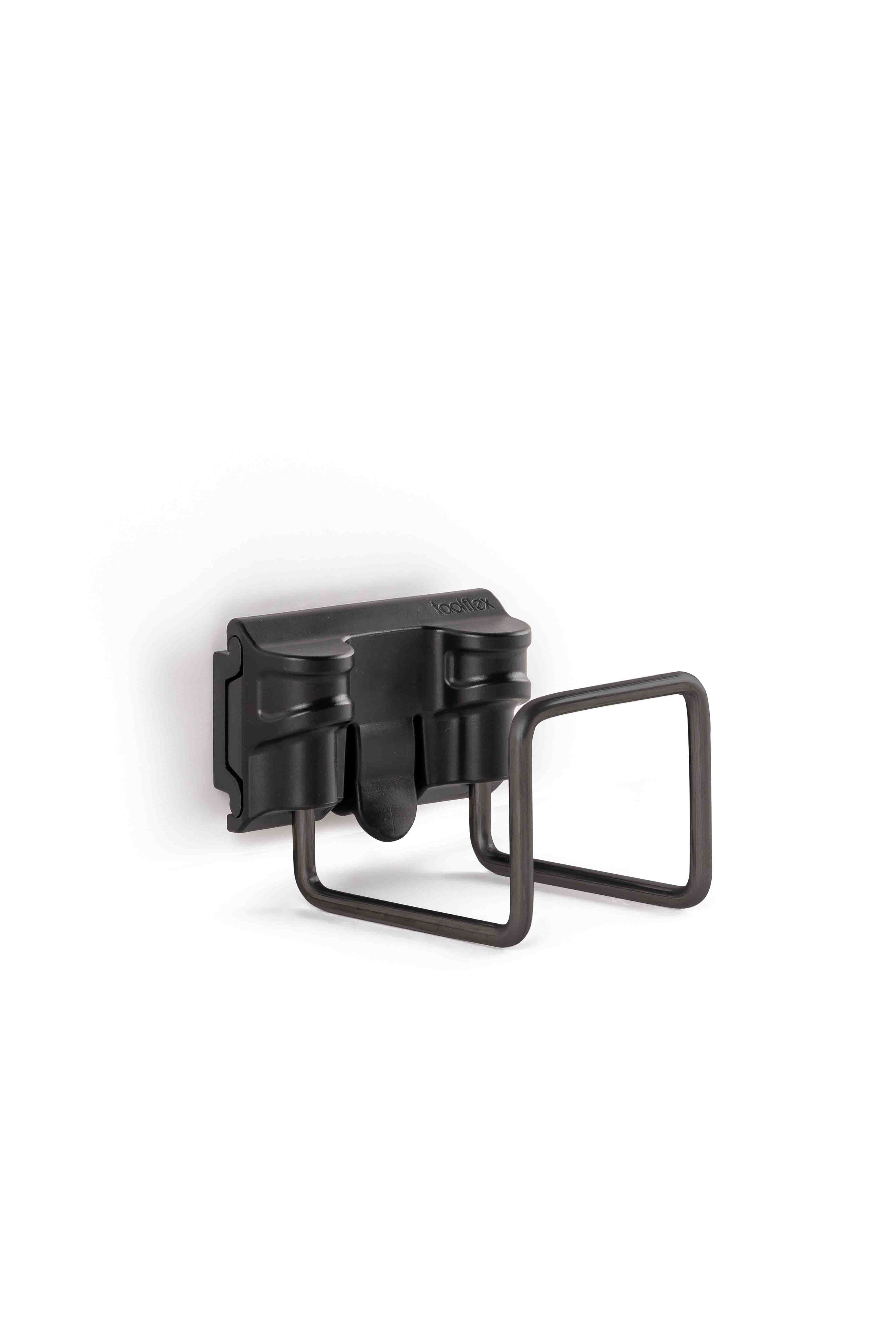Toolflex One Universalhalter schwarz Stahldraht pulverbeschichtet inkl. Adapter
