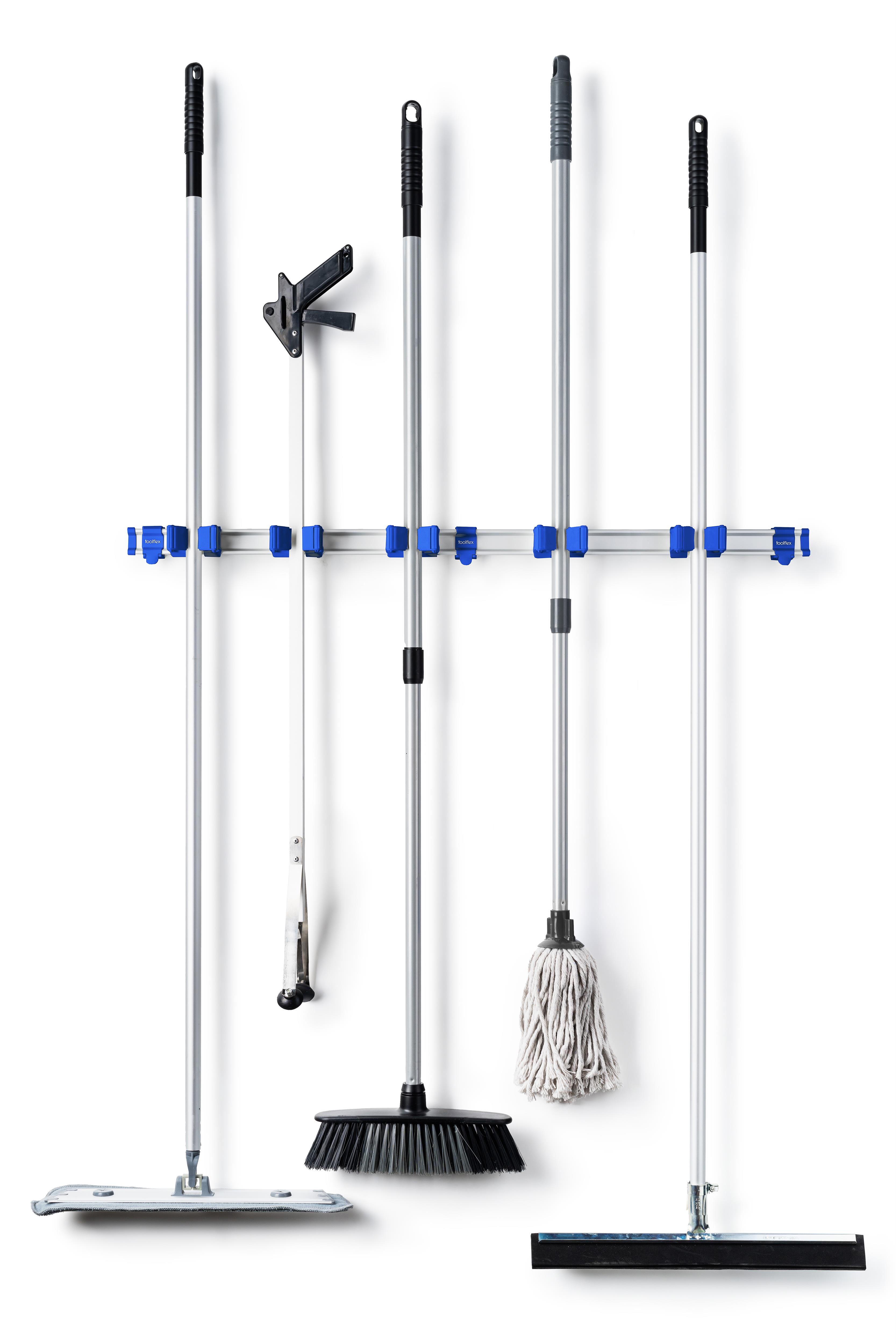 Toolflex One Halter 15-35 mm in blau im 2er-Pack inkl. Toolflex One Adapter in schwarz