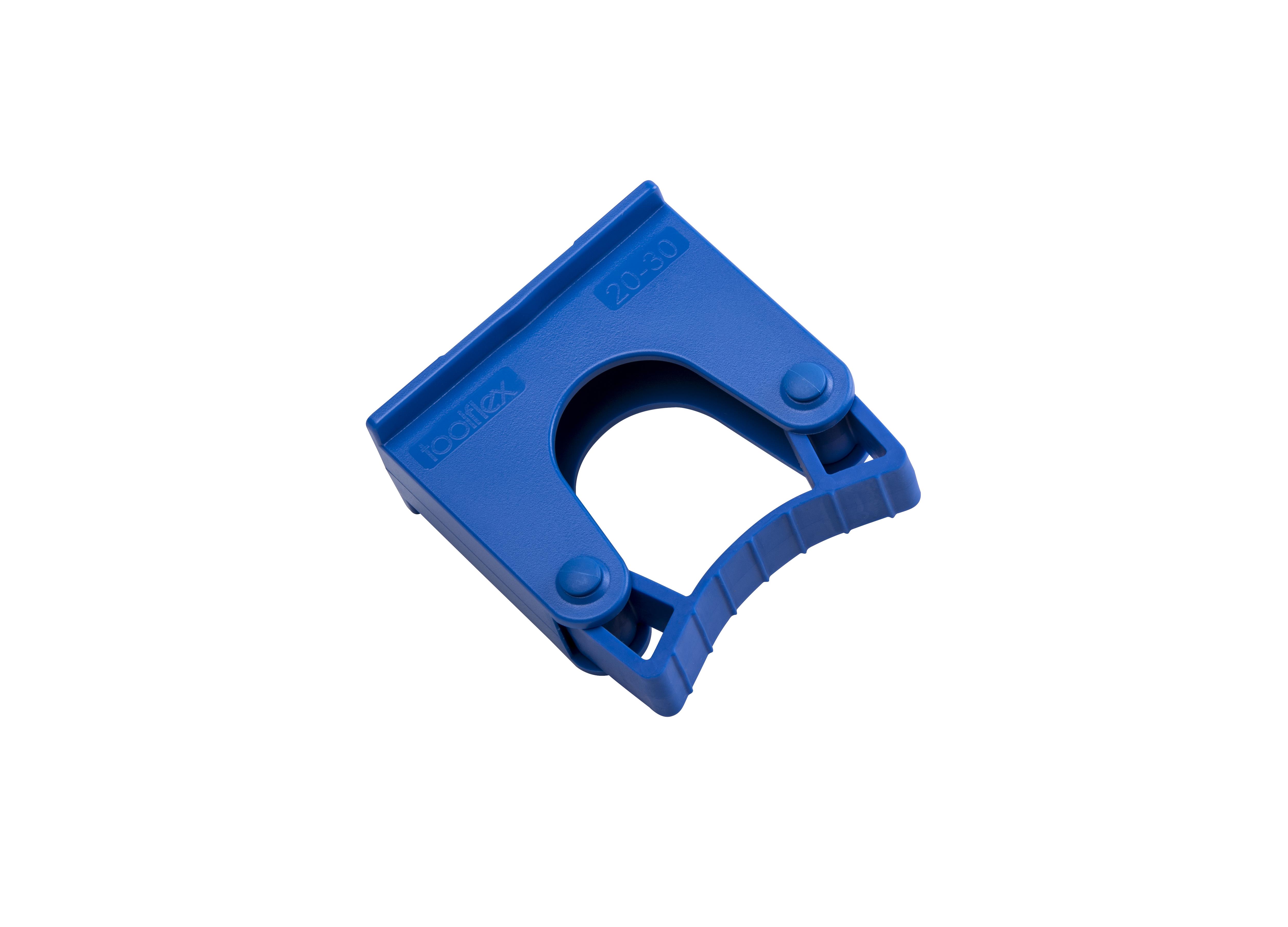 Toolflex Halterung 20-30 mm für Alu-Schiene einfarbig blau