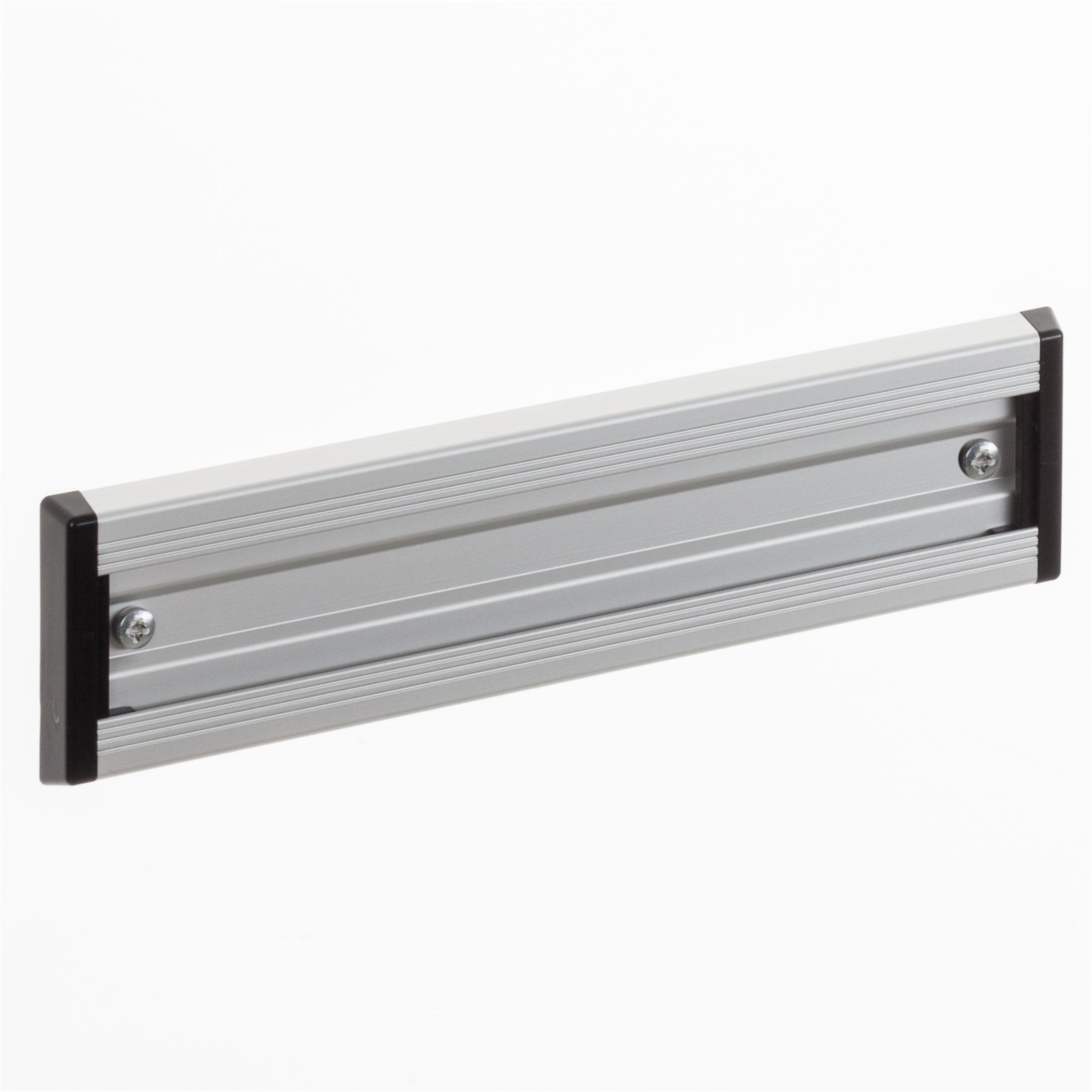 Toolflex Alu-Schiene 20 cm mit schwarzen Endstücken