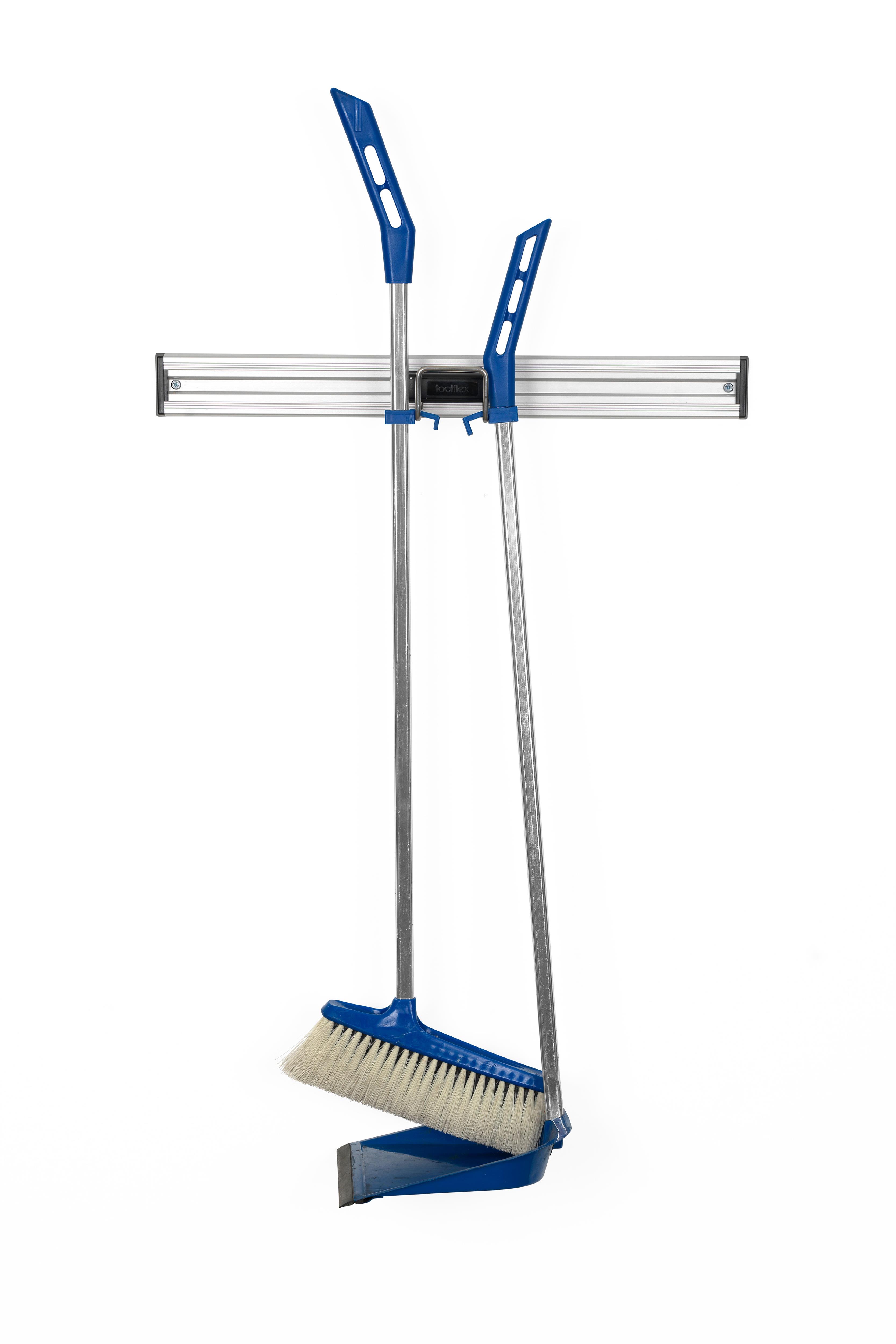 Toolflex Alu-Schiene 90 cm mit schwarzen Endstücken