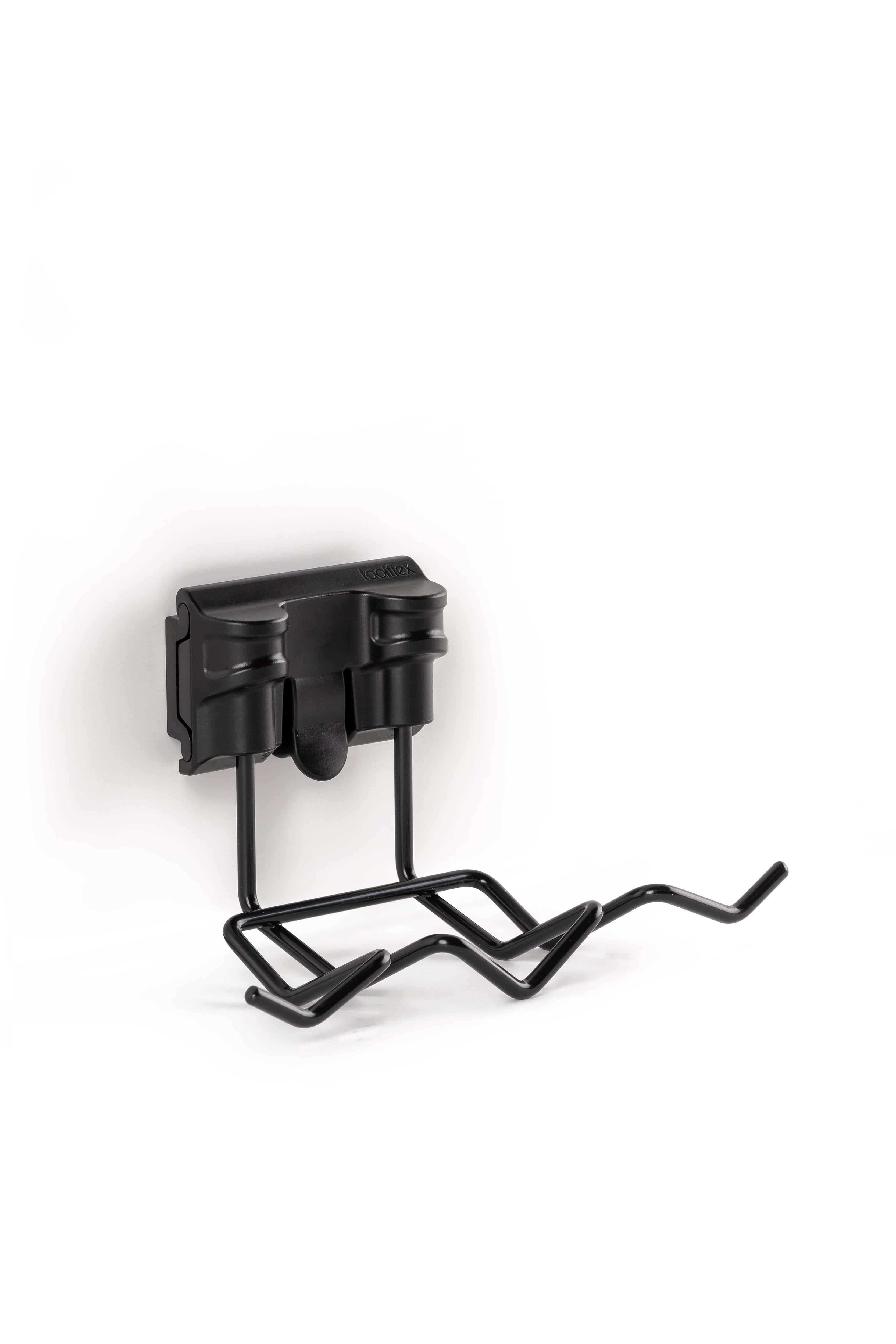 Toolflex One Kehrset / Kehrgarnitur Halter schwarz Stahldraht pulverbeschichtet inkl. Adapter