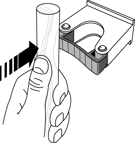 Toolflex Halterung 20-30 mm für Alu-Schiene einfarbig gelb