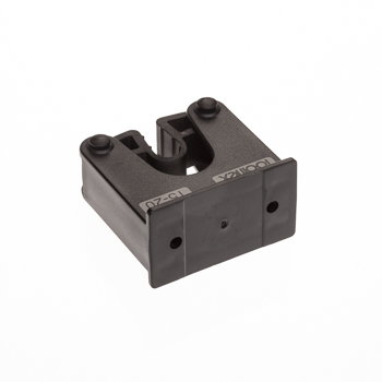 Toolflex Halterung 15-20 mm für Alu-Schiene einfarbig schwarz