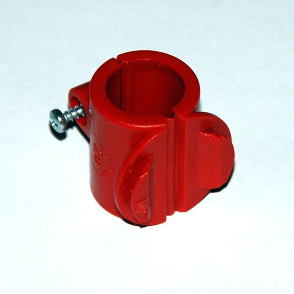 Toolflex Rohrbefestigung Durchmesser 22 mm in rot - Auslaufmodell - nur solange Vorrat reicht