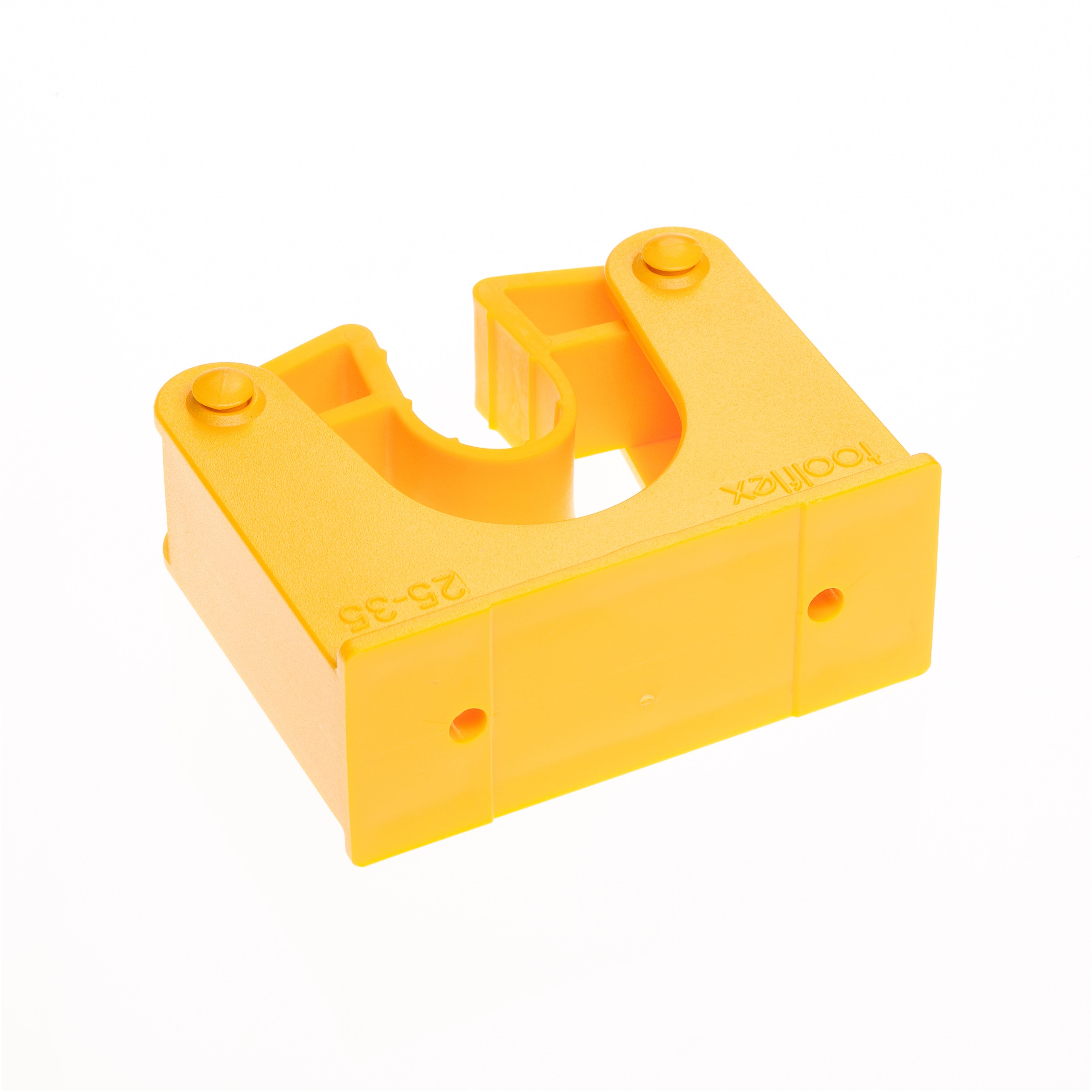 Toolflex Halterung 25-35 mm für Alu-Schiene einfarbig gelb