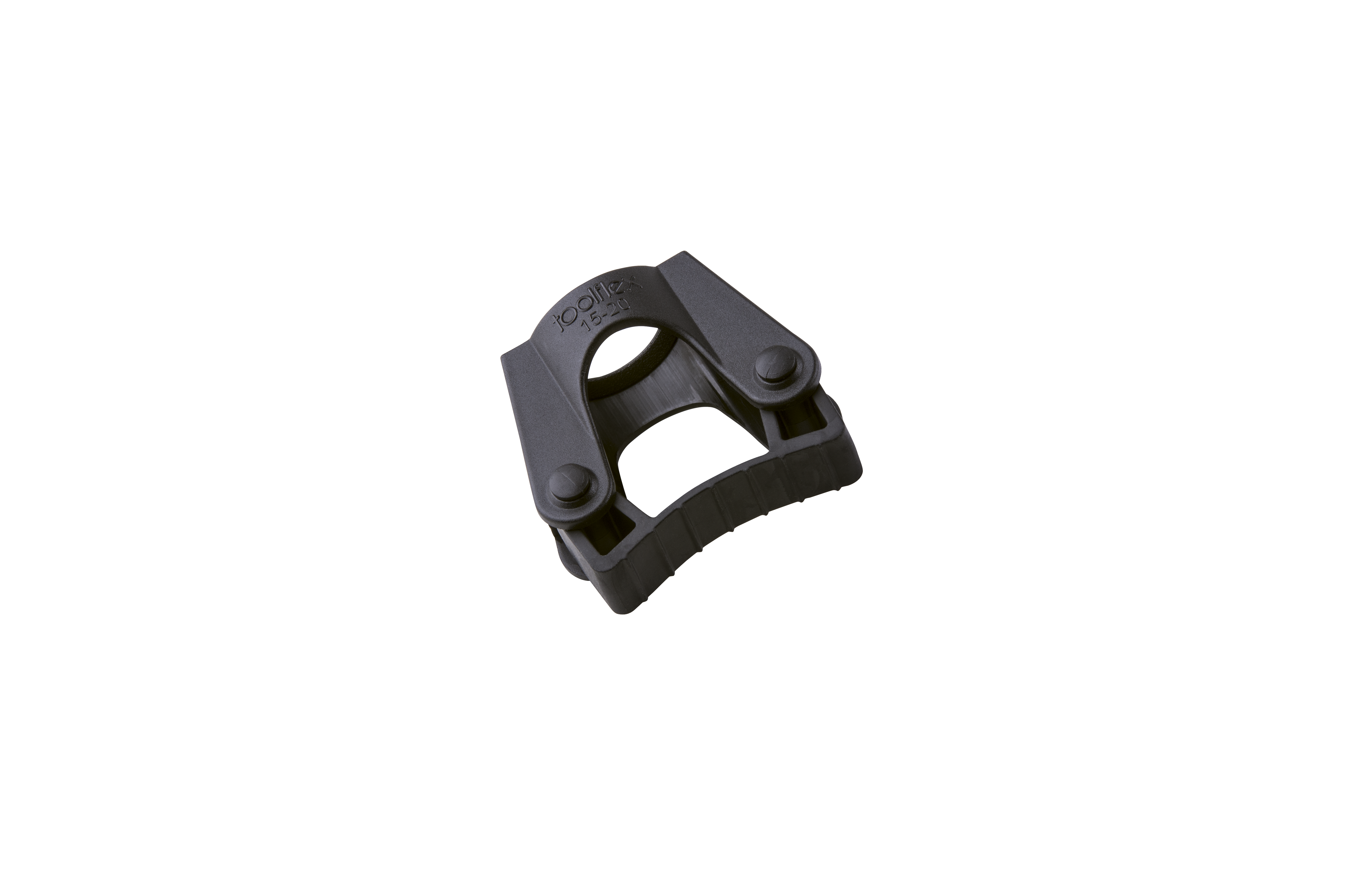 Toolflex Halterung 15-20 mm für Rohrbefestigung  in schwarz