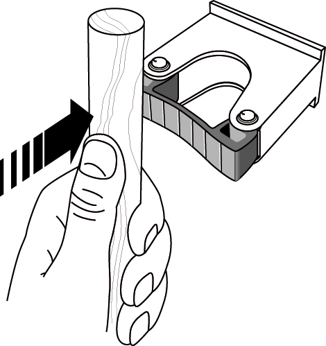Toolflex Halterung 25-35 mm für Alu-Schiene einfarbig blau