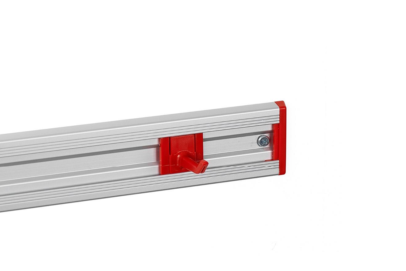 Toolflex Kunststoffhaken für Alu-Schiene in rot Toolflex Kunststoffhaken für Alu-Schiene in rot