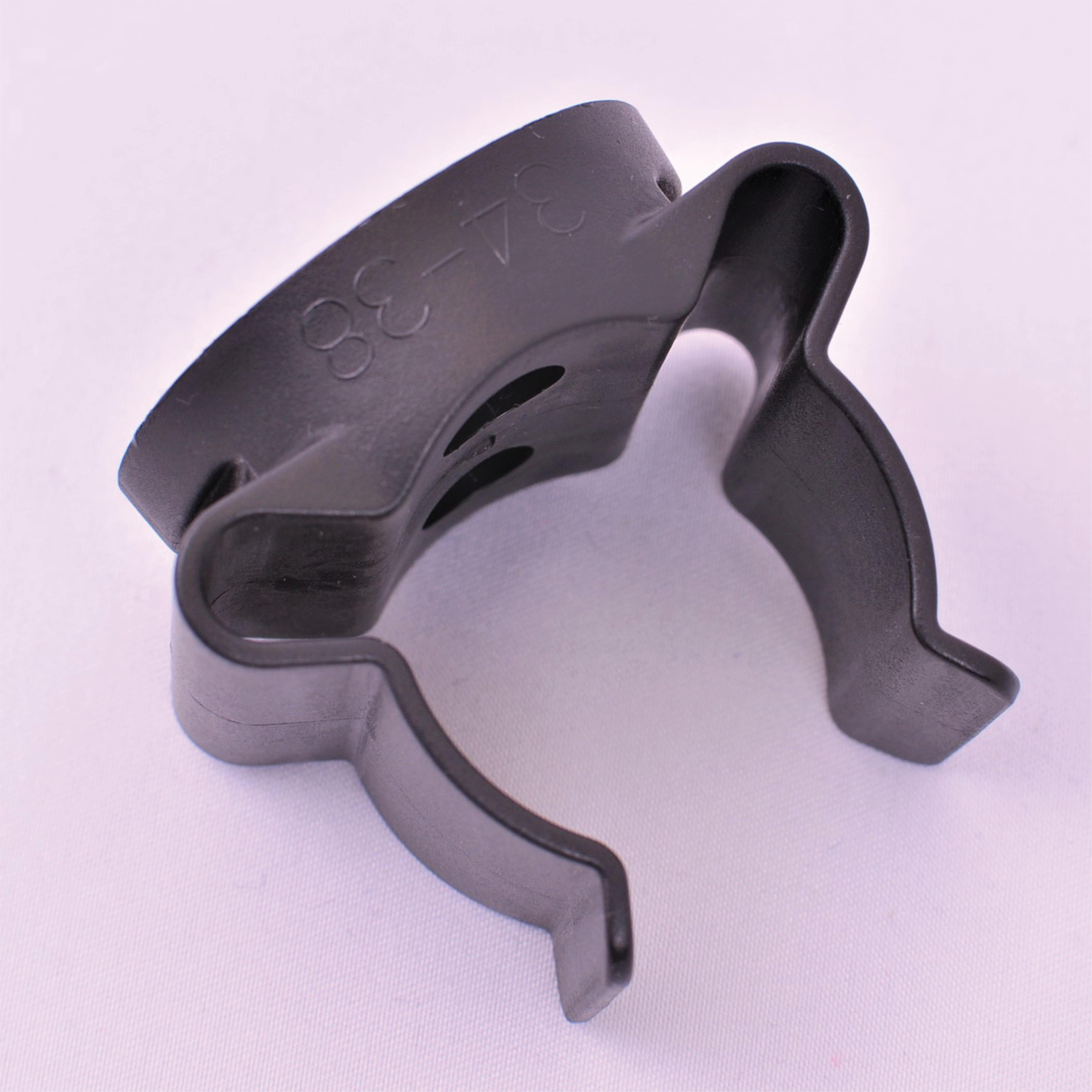 Toolflex Micky-Clip 34-38 mm für Einzelmontage in schwarz