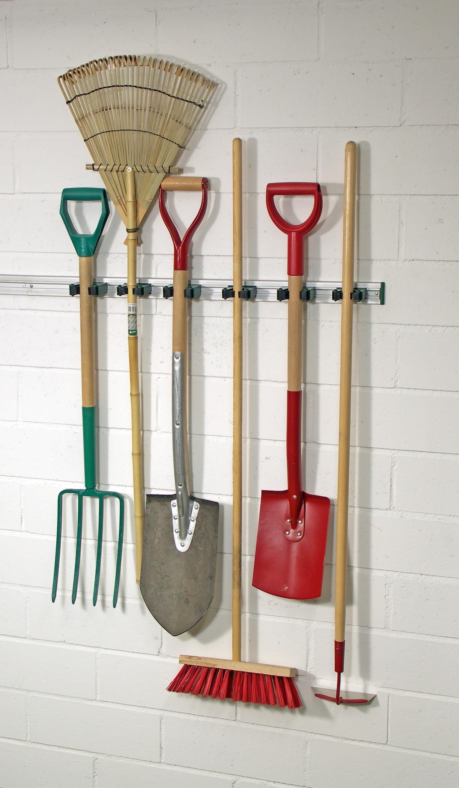 Toolflex Alu-Schiene 90 cm mit schwarzen Endstücken