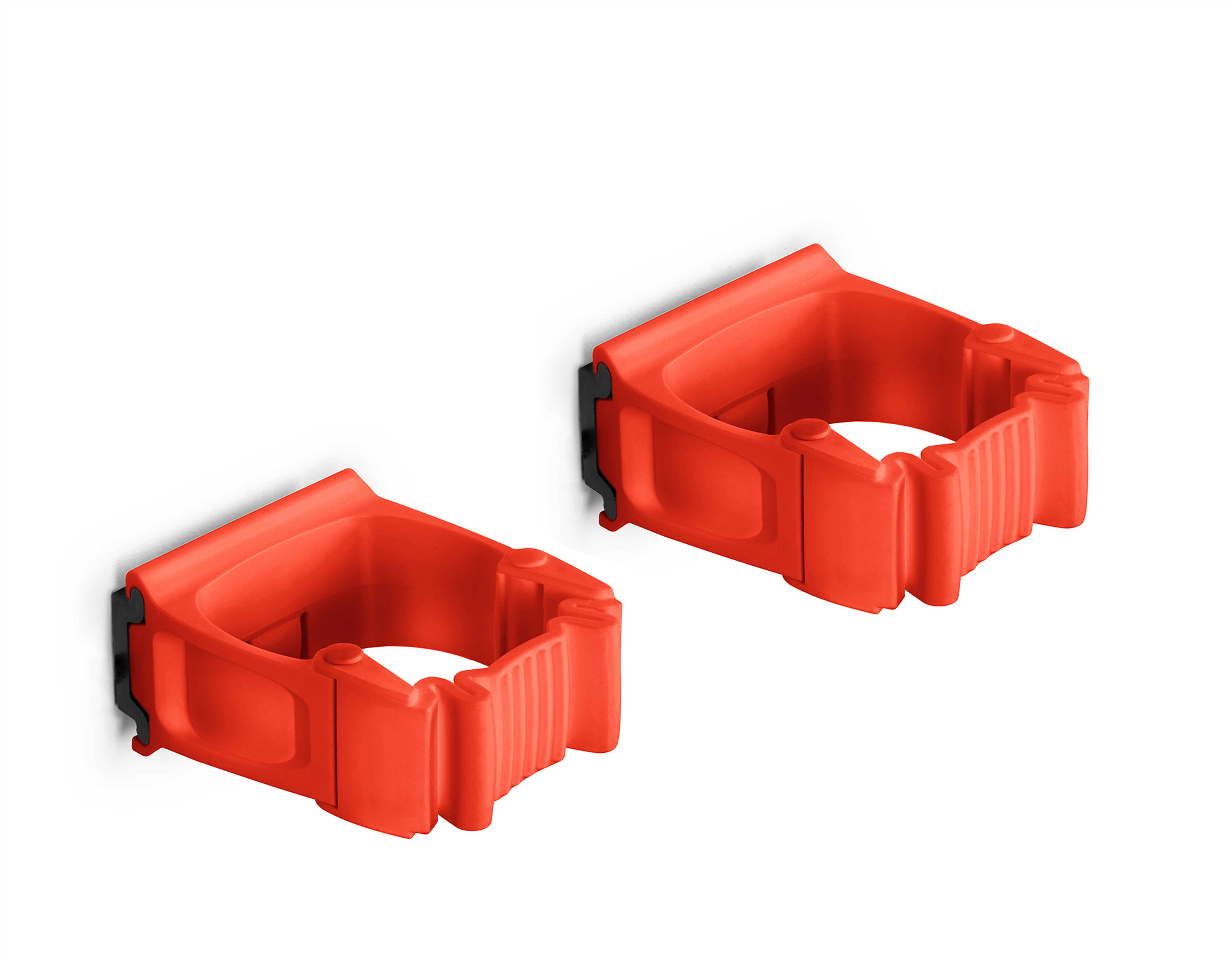 Toolflex One Halter 15-35 mm in rot im 2er-Pack inkl. Toolflex One Adapter in schwarz