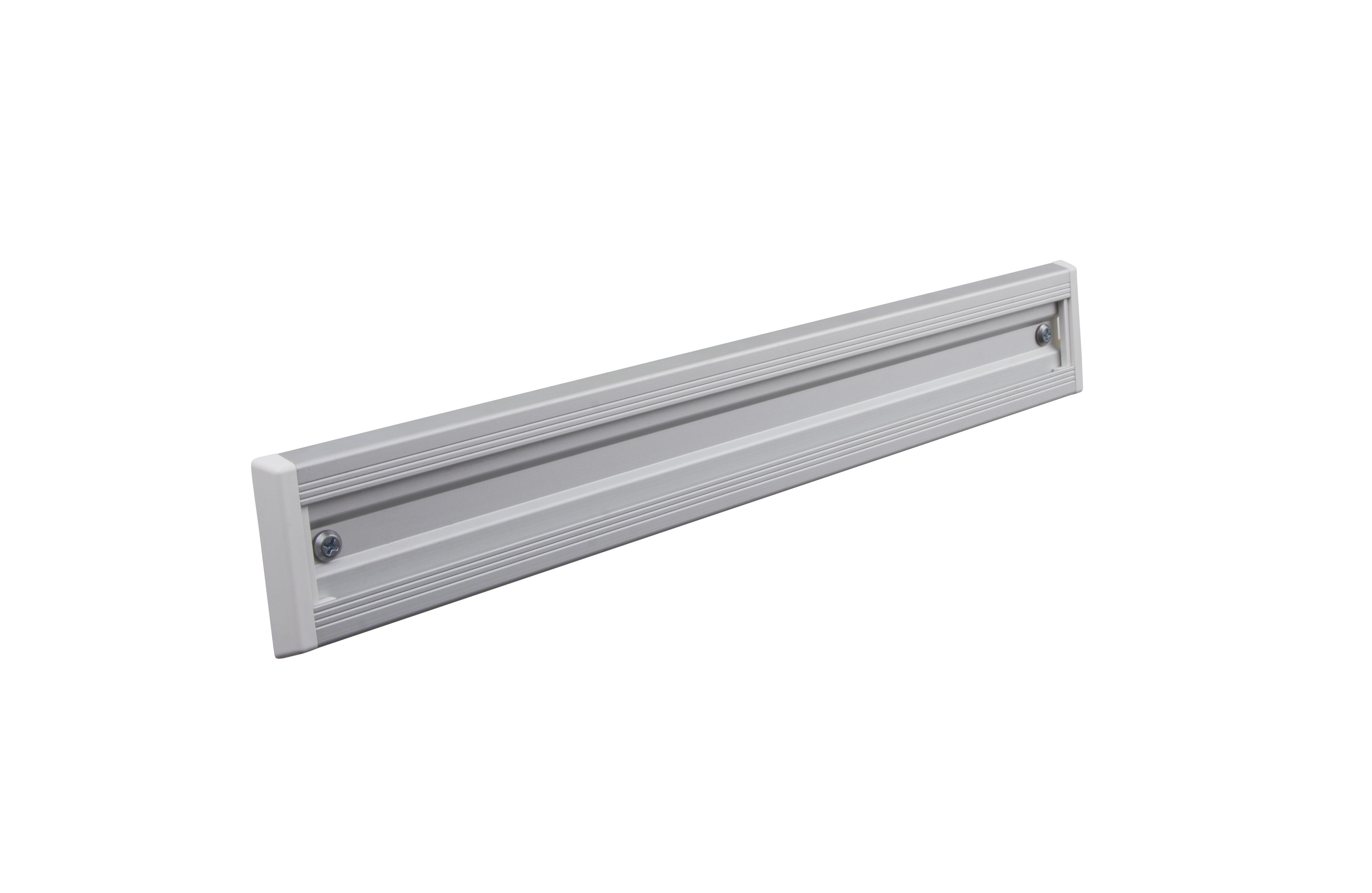 Toolflex Alu-Schiene 35 cm mit weißen Endstücken