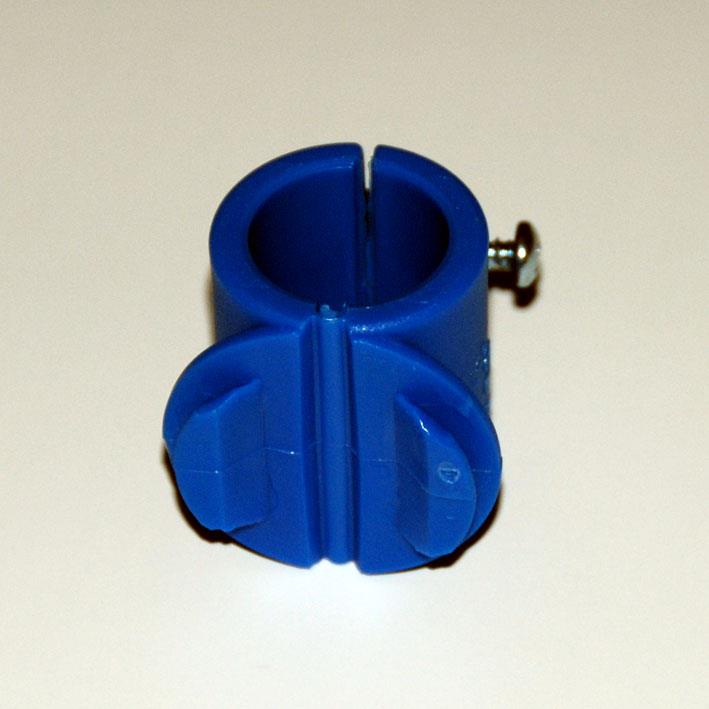 Toolflex Rohrbefestigung Durchmesser 22 mm in blau - Auslaufmodell - nur solange Vorrat reicht
