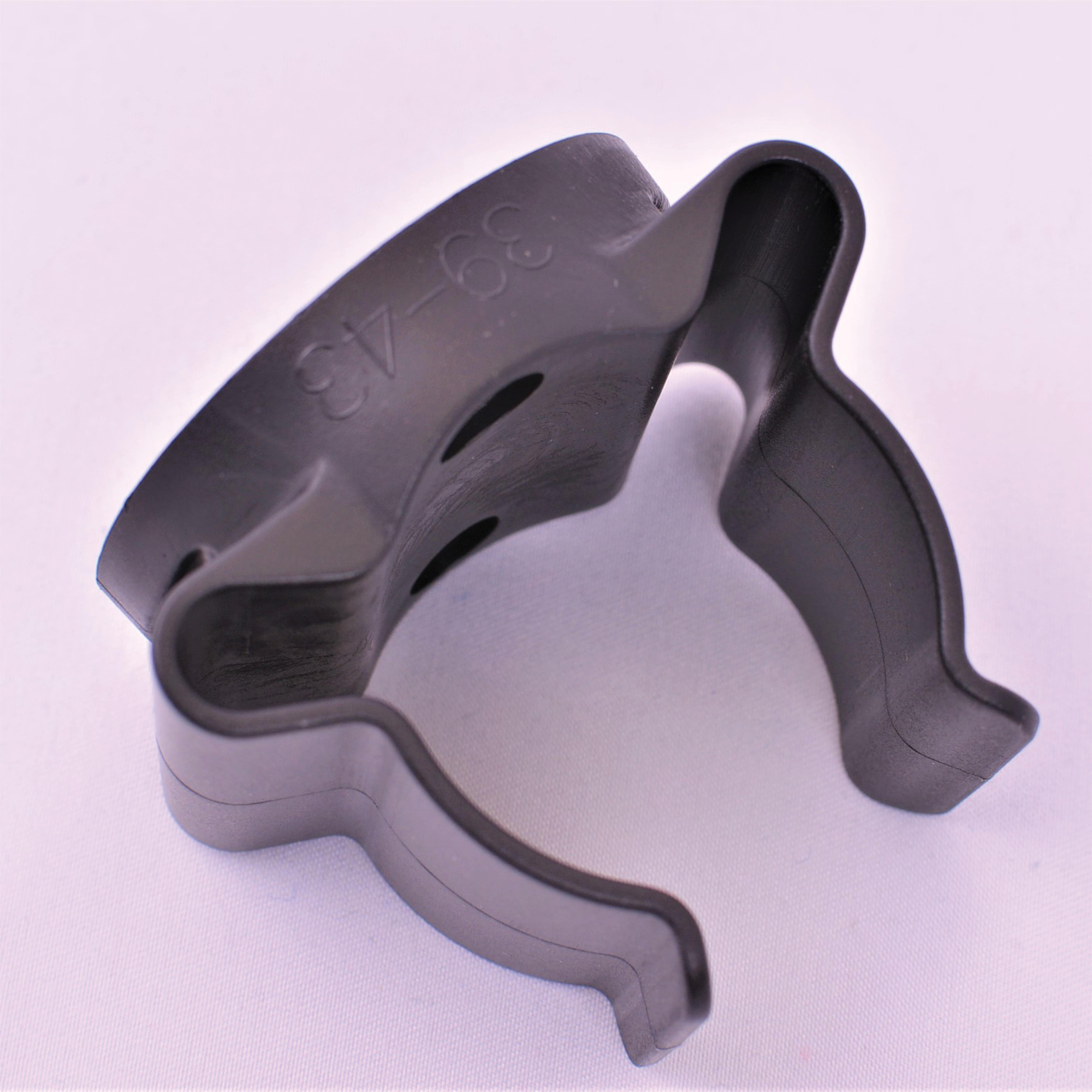 Toolflex Micky-Clip 39-43 mm für Einzelmontage in schwarz
