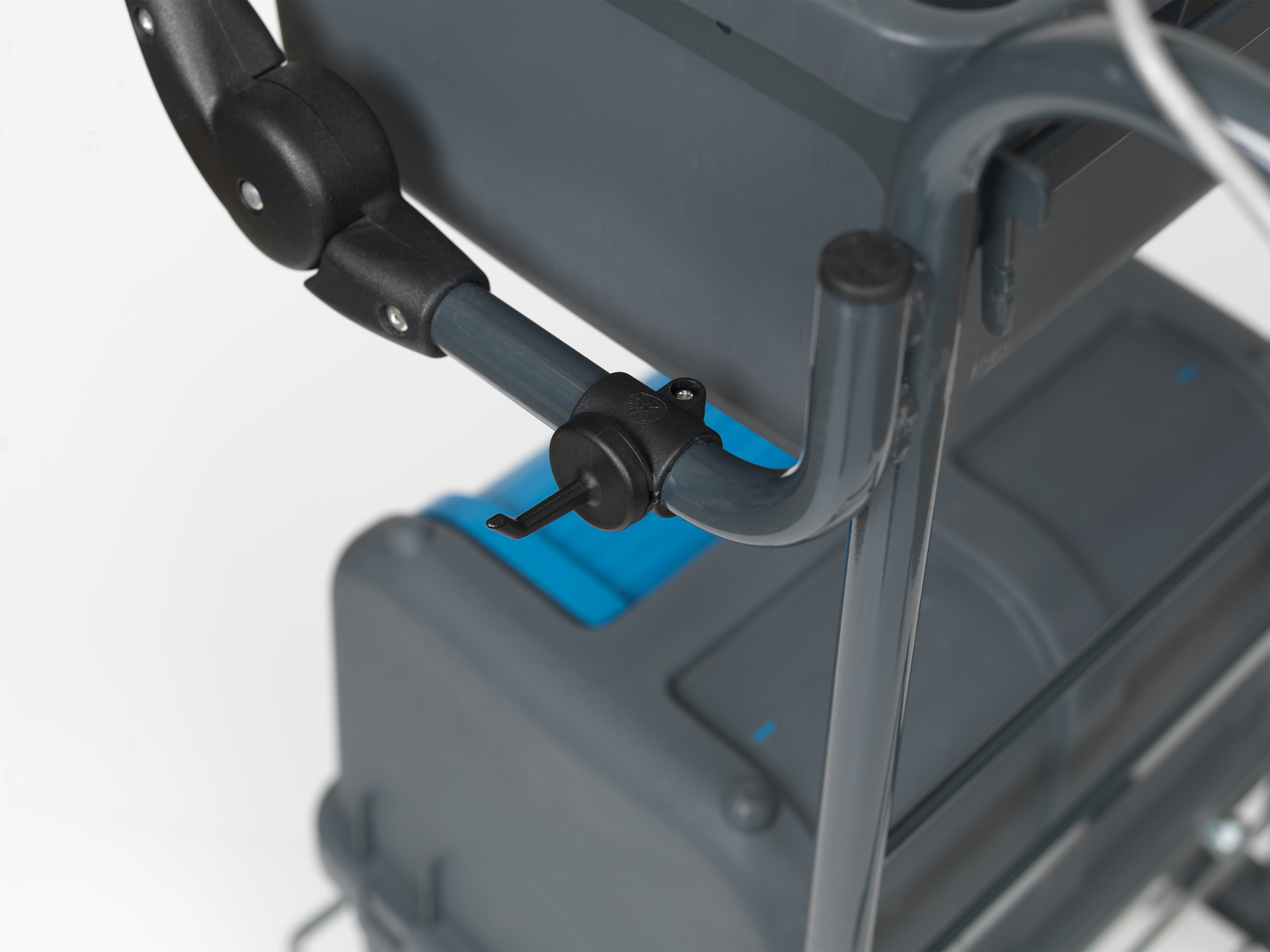 Toolflex Kunststoffhaken für Rohrbefestigung in schwarz