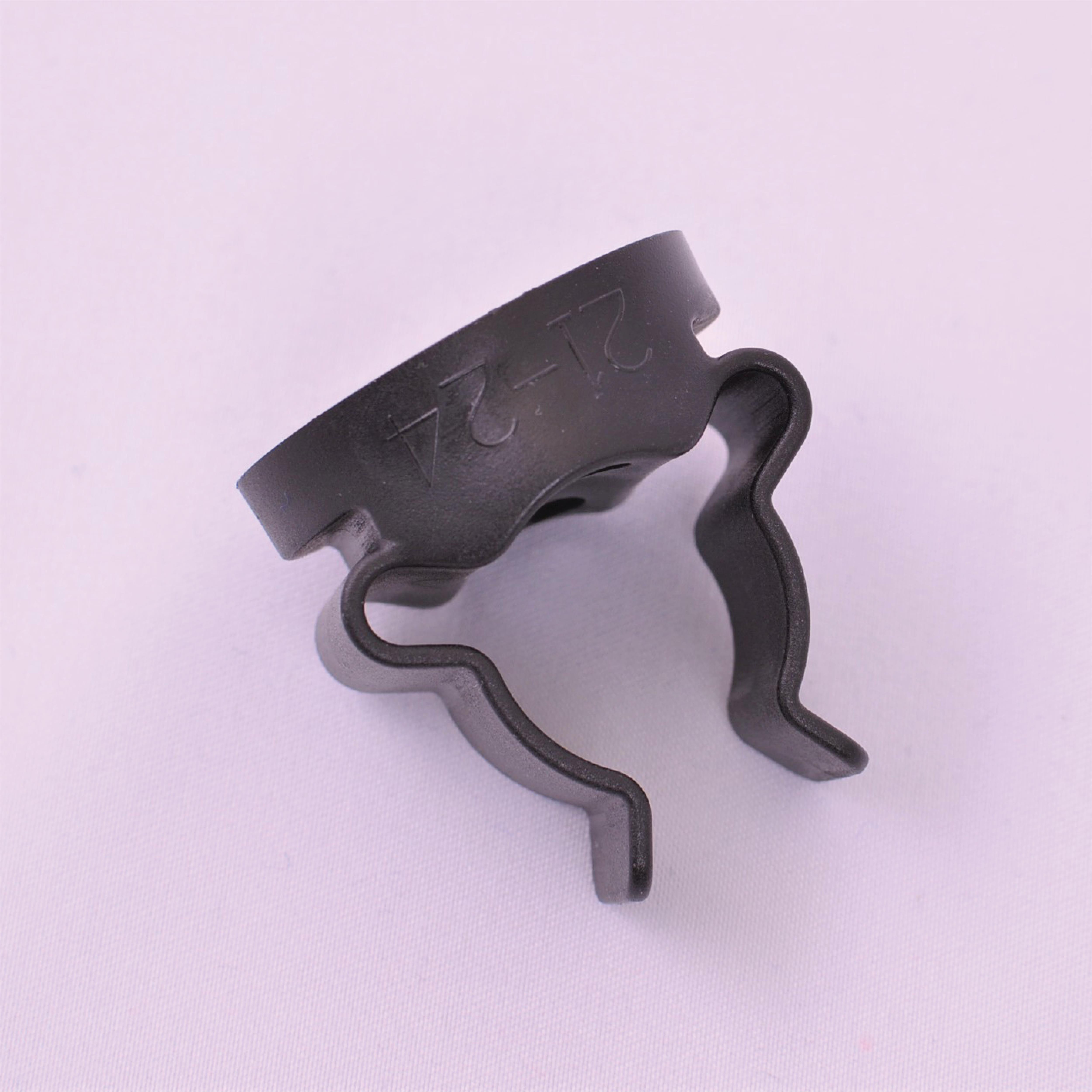 Toolflex Micky-Clip 21-24 mm für Rohrbefestigung in schwarz