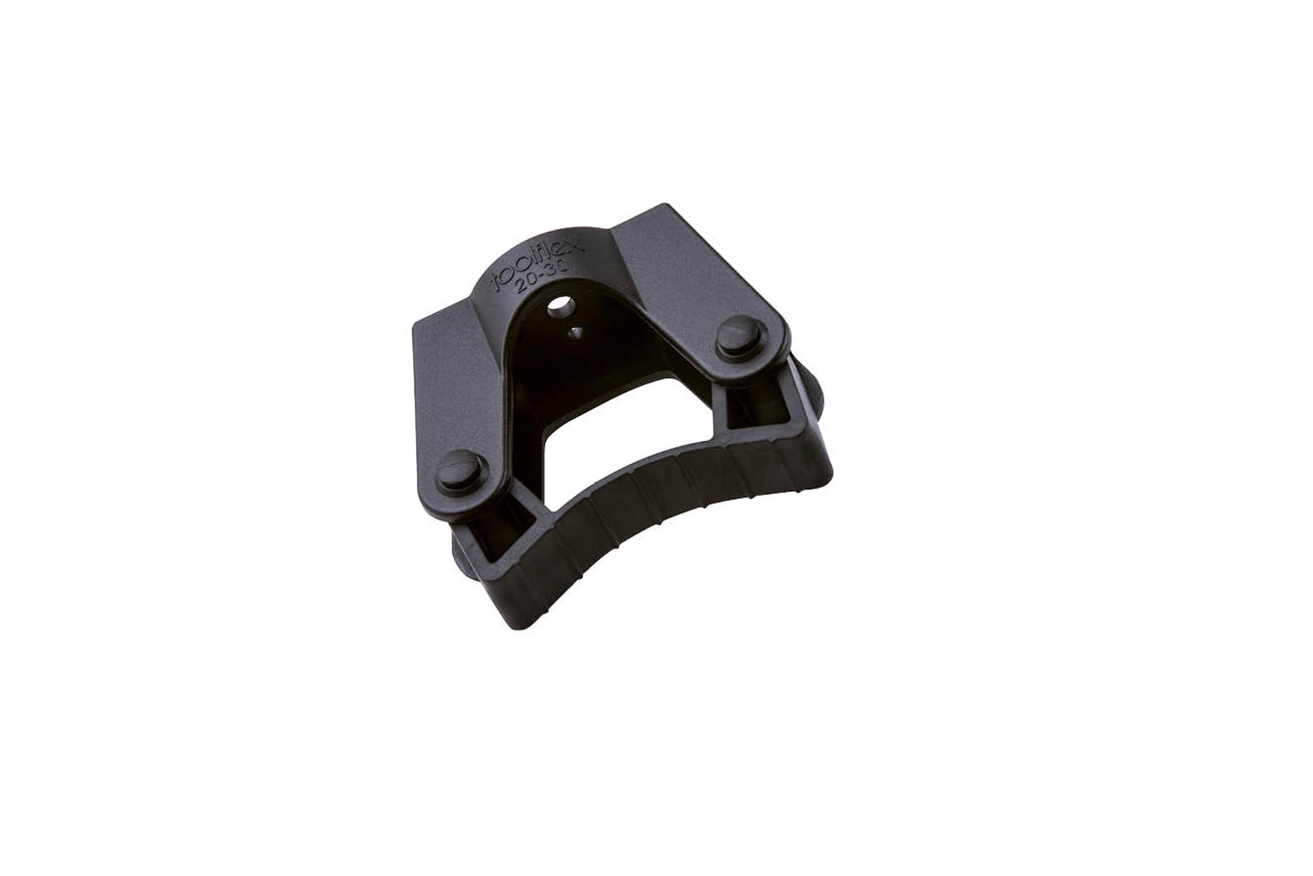 Toolflex Halterung 20-30 mm für Einzelmontage in schwarz