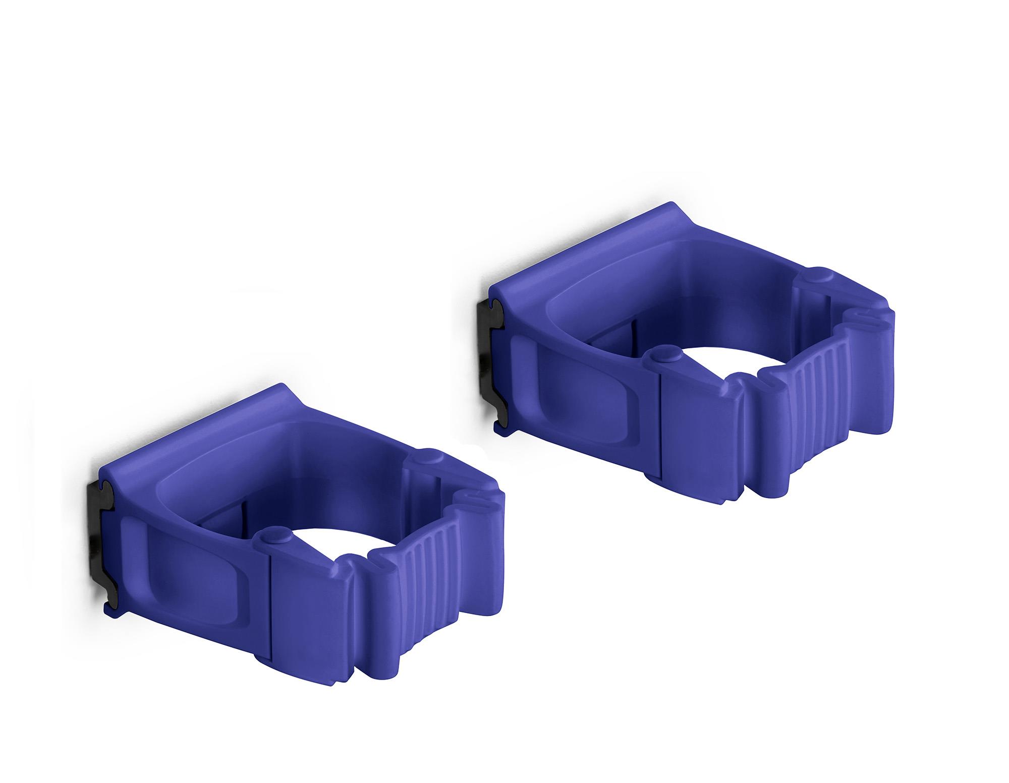 Toolflex One Halter 15-35 mm in lila im 2er-Pack inkl. Toolflex One Adapter in schwarz