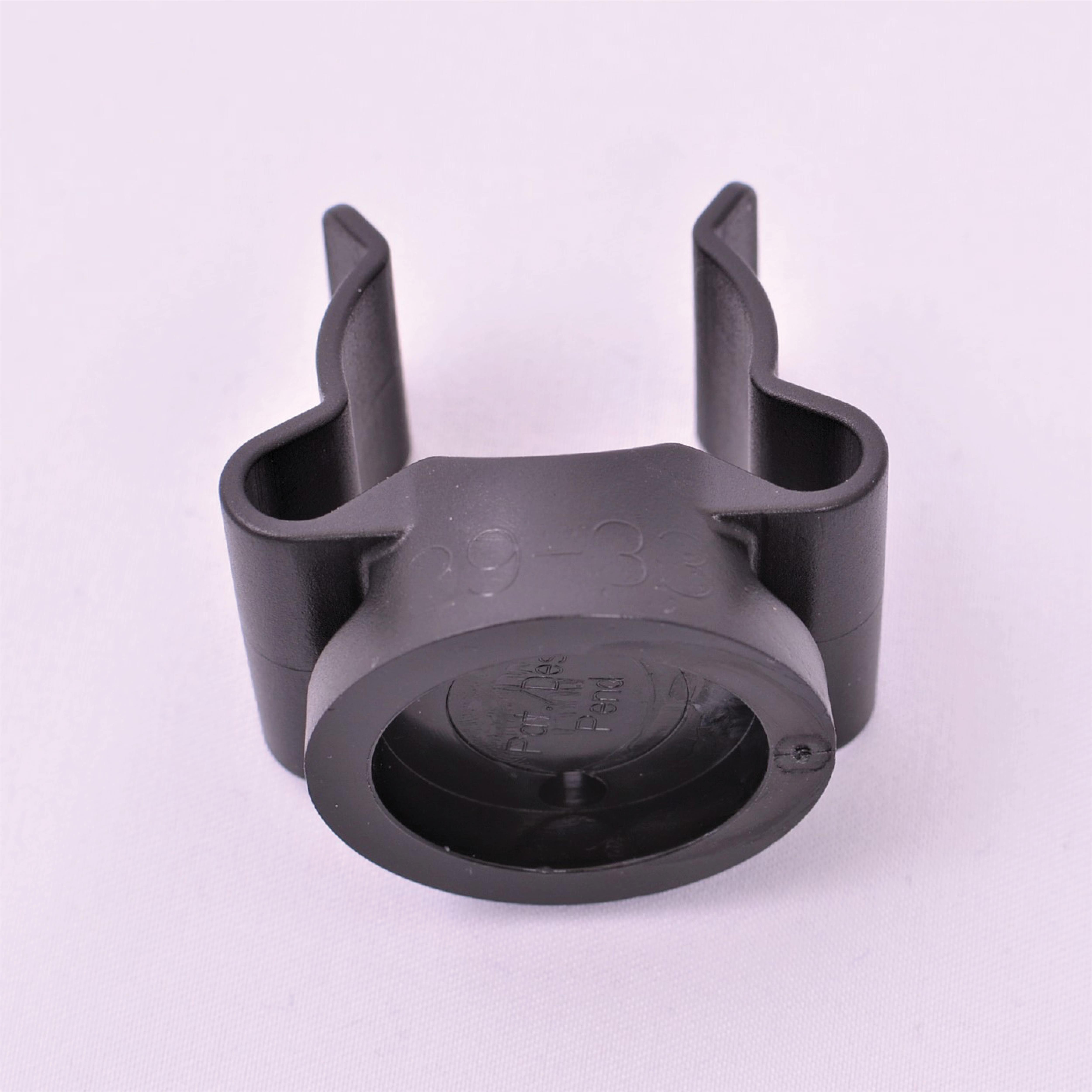 Toolflex Micky-Clip 29-33 mm für Rohrbefestigung in schwarz