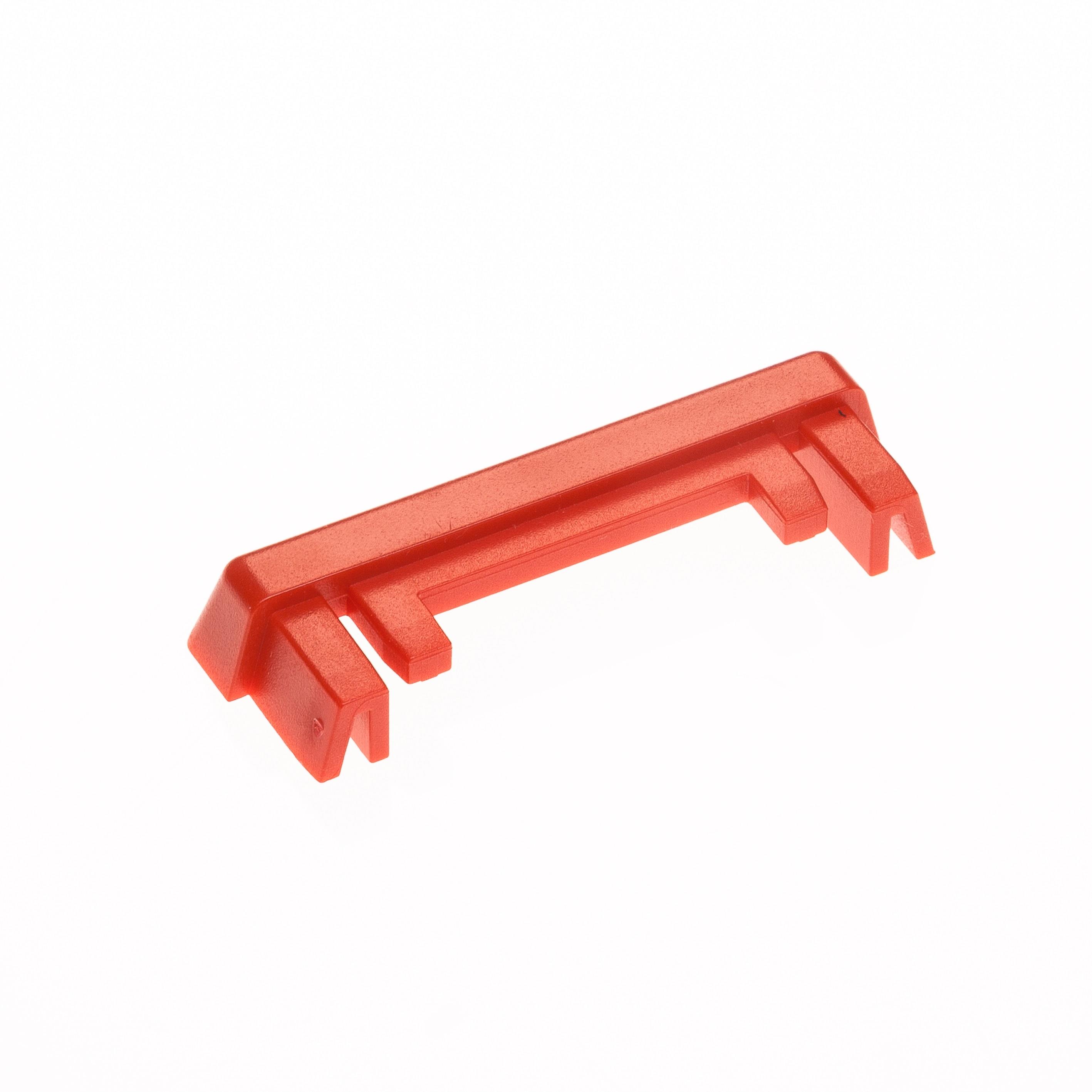 Endkappe für Toolflex Alu-Schiene in rot