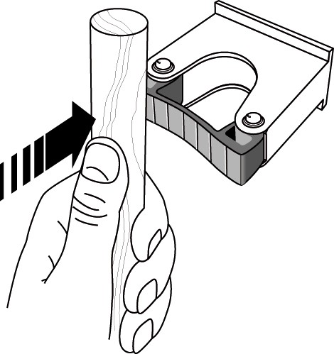 Toolflex Halterungen 30-40 mm für Alu-Schiene in schwarz mit schwarzen Pins im 2er-Pack