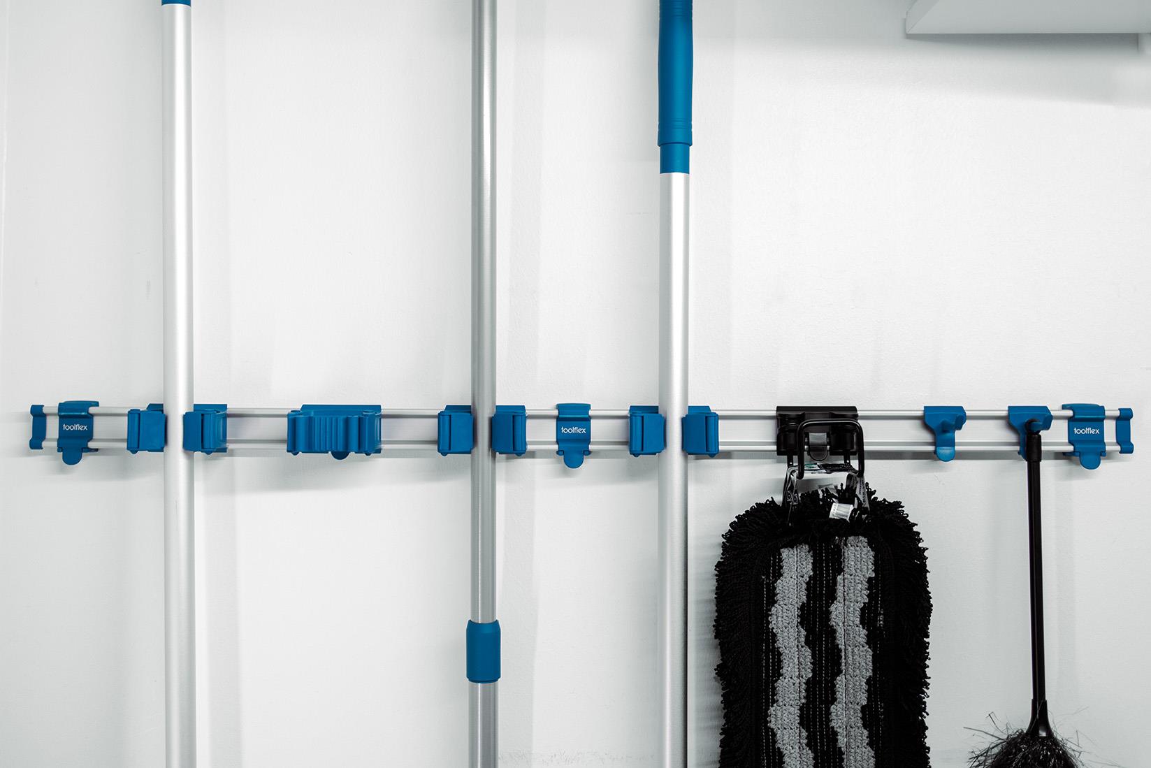 Toolflex One Universalhalter schwarz Stahldraht pulverbeschichtet inkl. Adapter