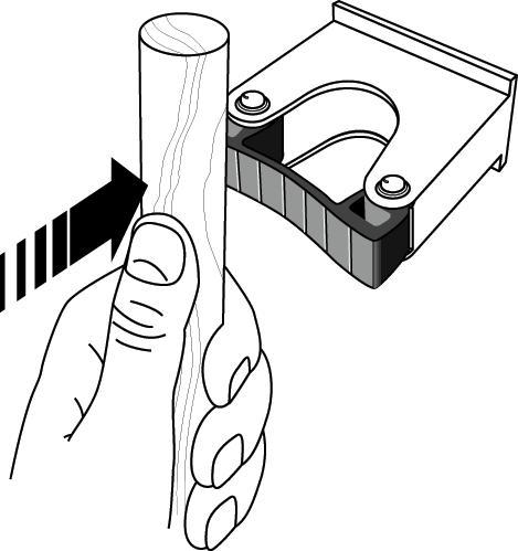 Toolflex Alu-Schiene 50 cm mit grünen Endstücken, bestückt mit 3 grünen Haltern (2 x 20-30 mm, 1 x 30-40 mm)